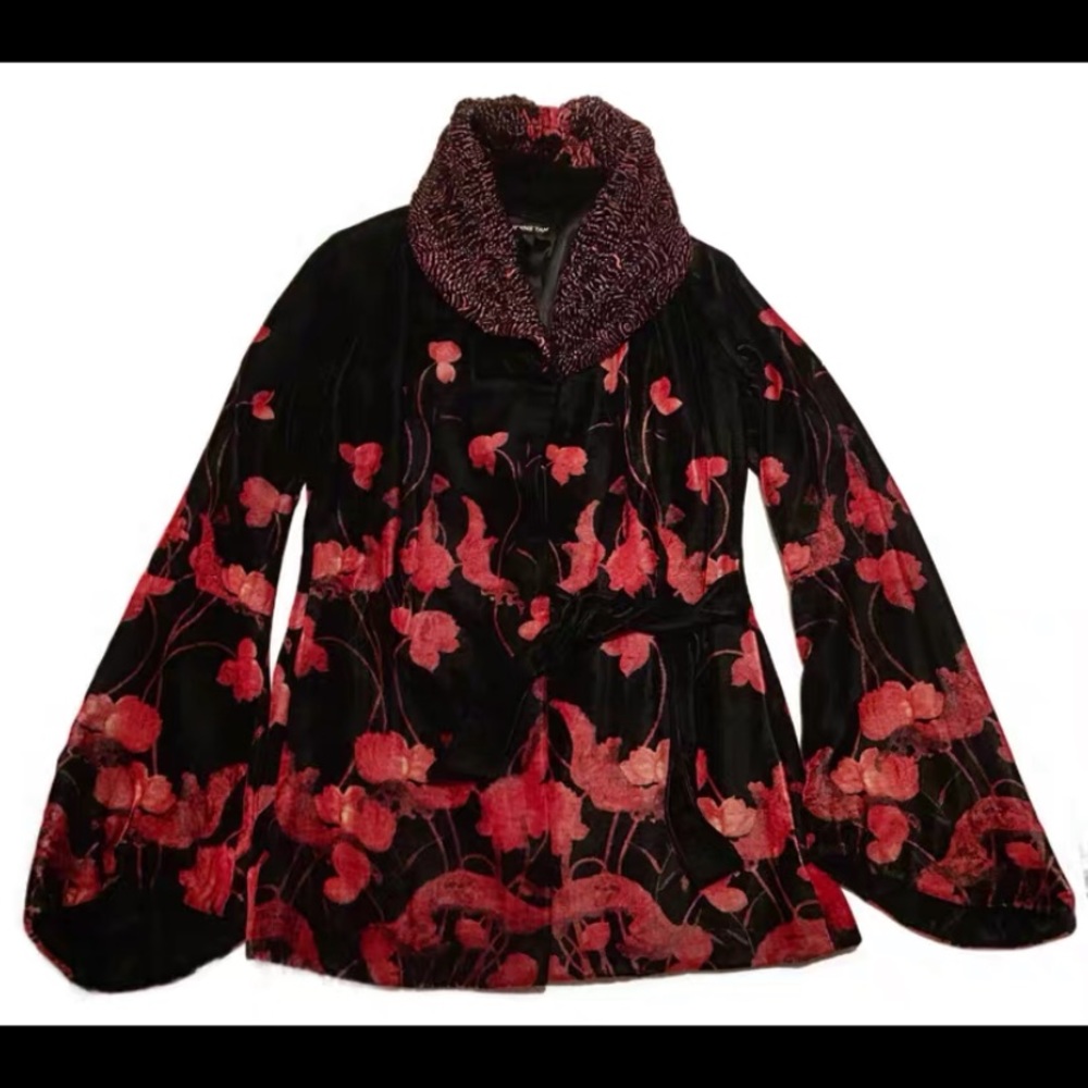 Vivienne tam velvet coat